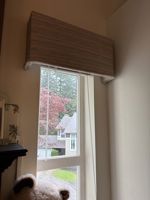 Tailored Flat Panel Cornice Valence – Bristol Deep Sand