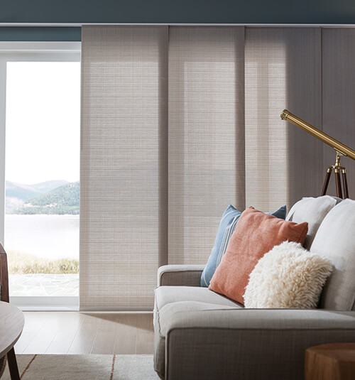 Panel Track Blinds Sliding Window Shades Blindsgalore Sliding Panel Track Window Blinds